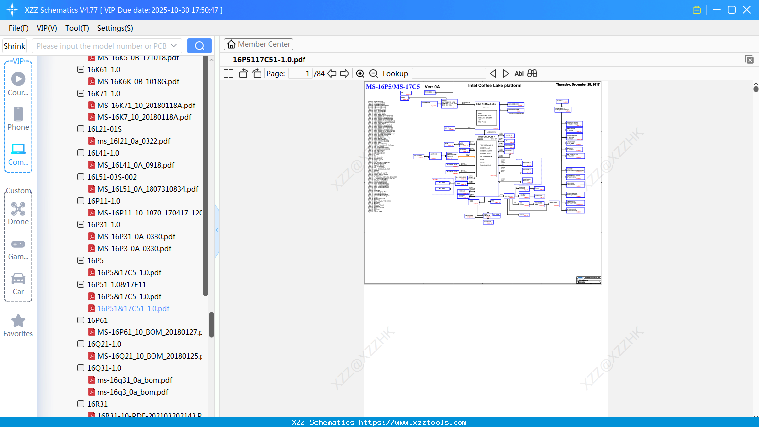 Laptop MSI 16P51&17C51-1.0